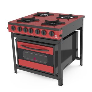 FOGÃO 2 QUEIMADORES SIMPLES E 2 QUEIMADORES DUPLOS COM FORNO PROGÁS