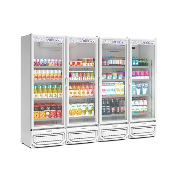 REFRIGERADOR VERTICAL CONVENIÊNCIA 4 PORTAS GELOPAR - Imagem 2