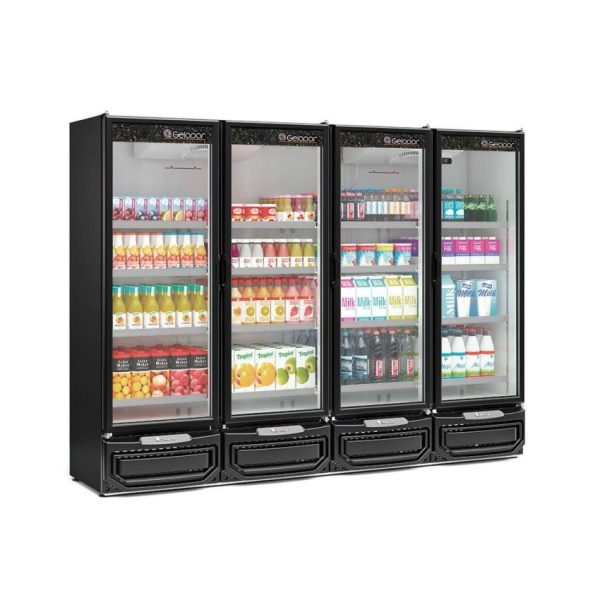 REFRIGERADOR VERTICAL CONVENIÊNCIA 4 PORTAS GELOPAR