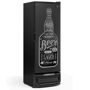 CERVEJEIRA 410L PORTA E LATERAIS PRETAS GELOPAR